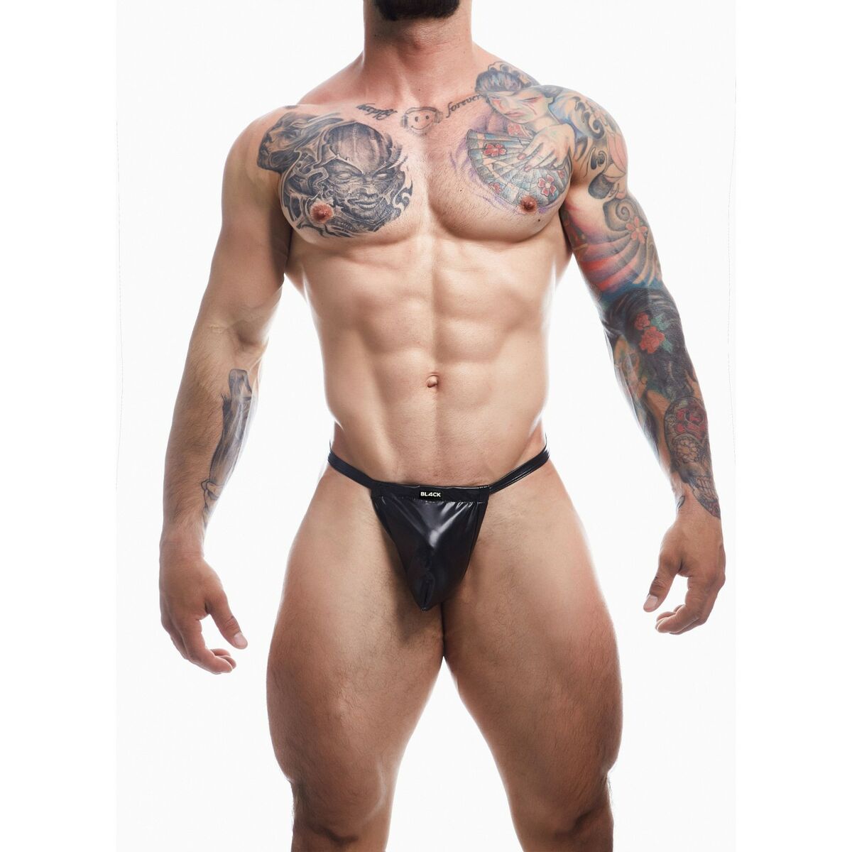 Tanga Cut4men Negru S, 1, roseregalo.com