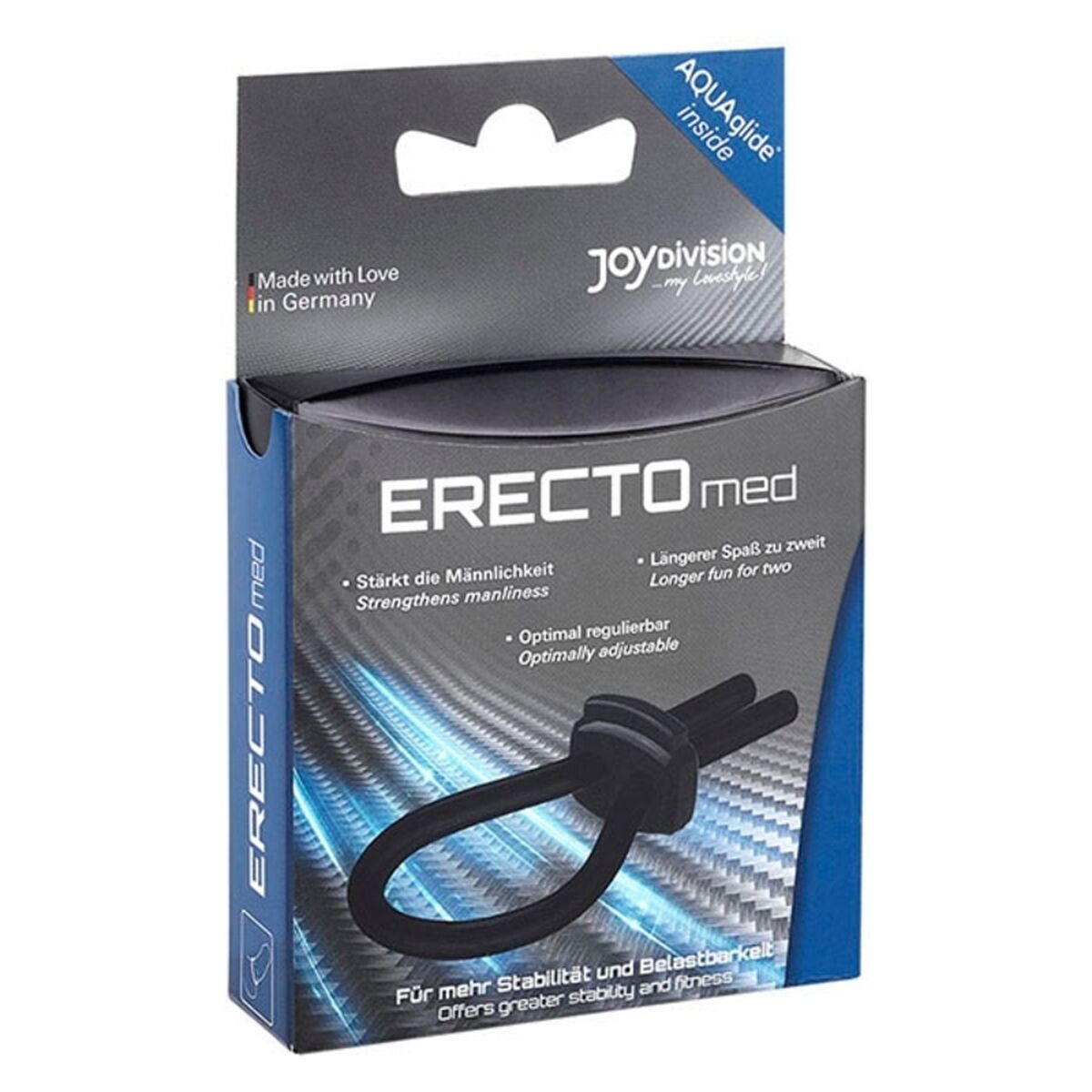 Pachet Inel Penis Joydivision ErectoMed Negru, 1, roseregalo.com