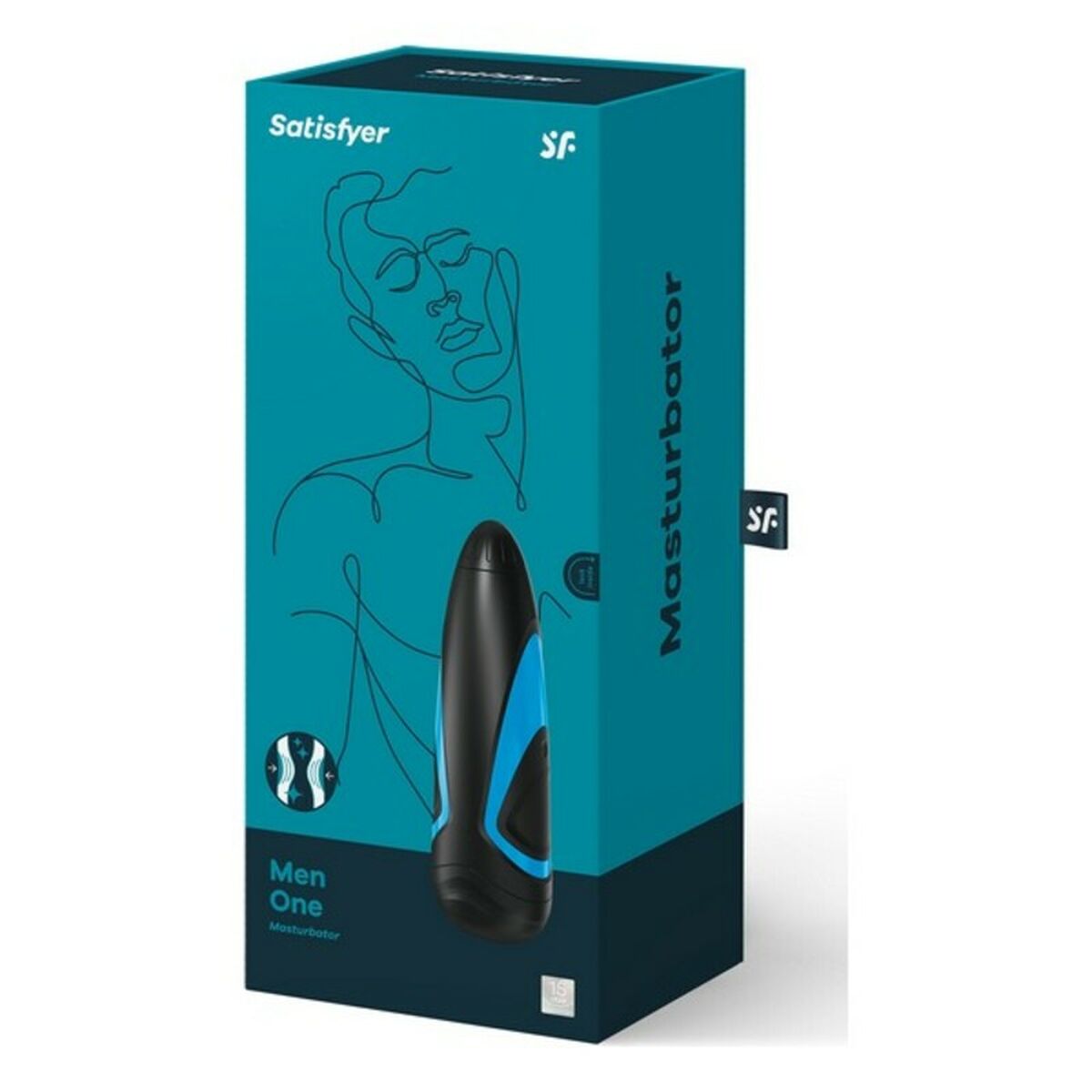 Masturbator Satisfyer Men One Silicon 24,5 cm, 1, roseregalo.com