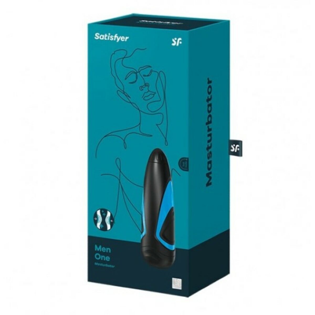 Masturbator Satisfyer SF-EE73-636-0817 Negru Silicon 24,5 cm, 1, roseregalo.com