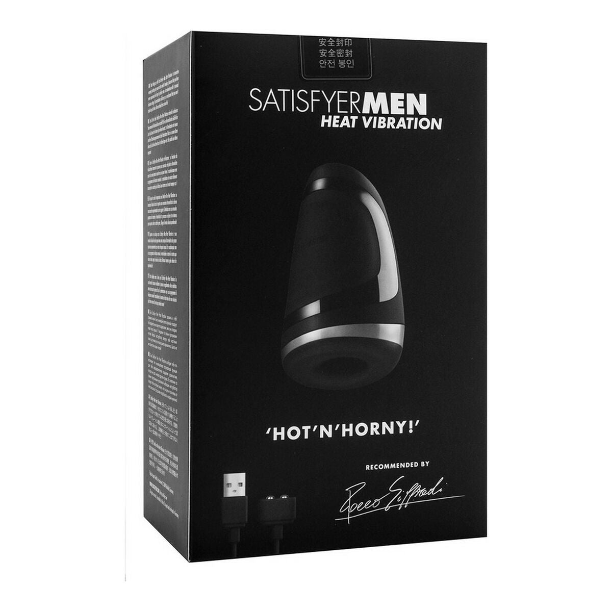 Vibrator clasic Satisfyer Men Heat Negru, 5, roseregalo.com