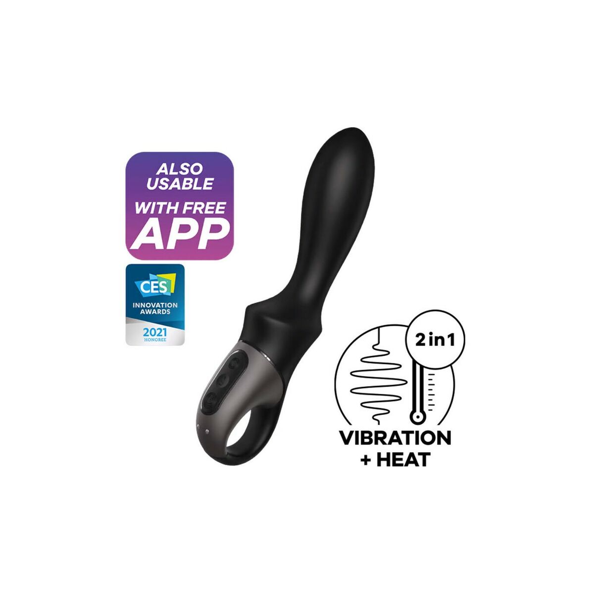 Vibrator anal Satisfyer, 1, roseregalo.com