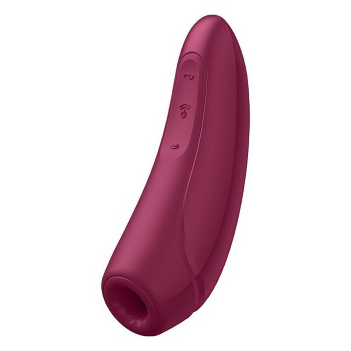 Dispozitiv stimulare clitoris Satisfyer Curvy 1+ Bordo, 1, roseregalo.com