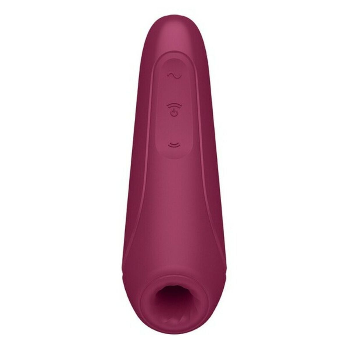 Dispozitiv stimulare clitoris Satisfyer Curvy 1+ Bordo, 3, roseregalo.com