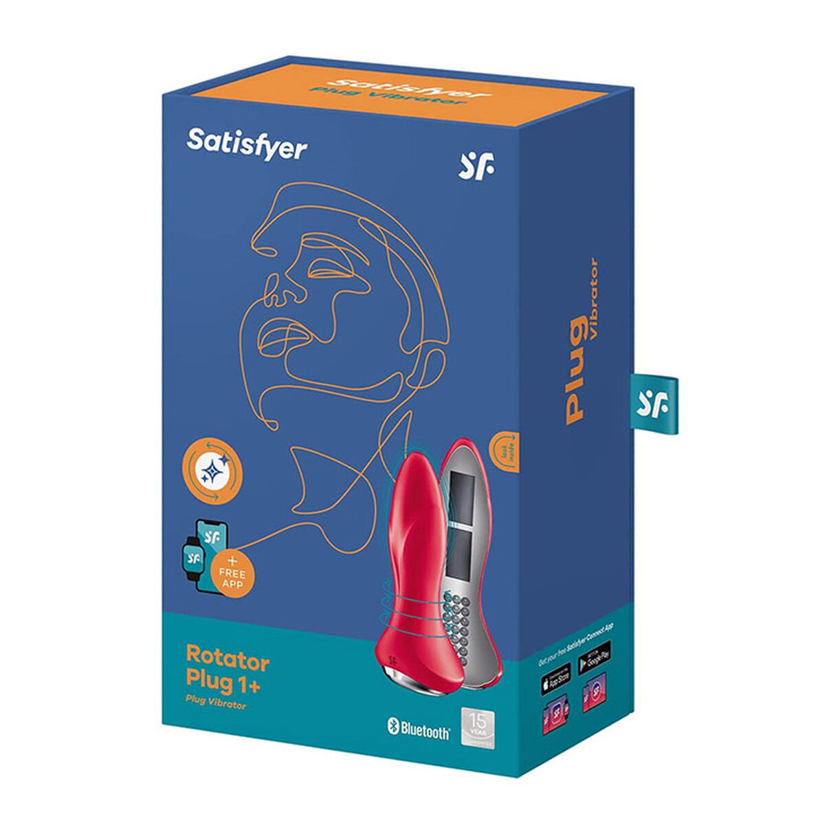 Vibrator anal Satisfyer Roșu, 2, roseregalo.com