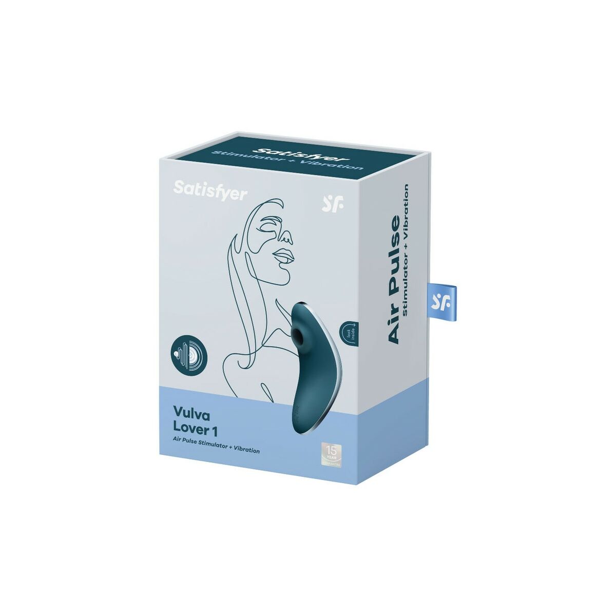 Dispozitiv stimulare clitoris Satisfyer Lover 1 Albastru, 4, roseregalo.com