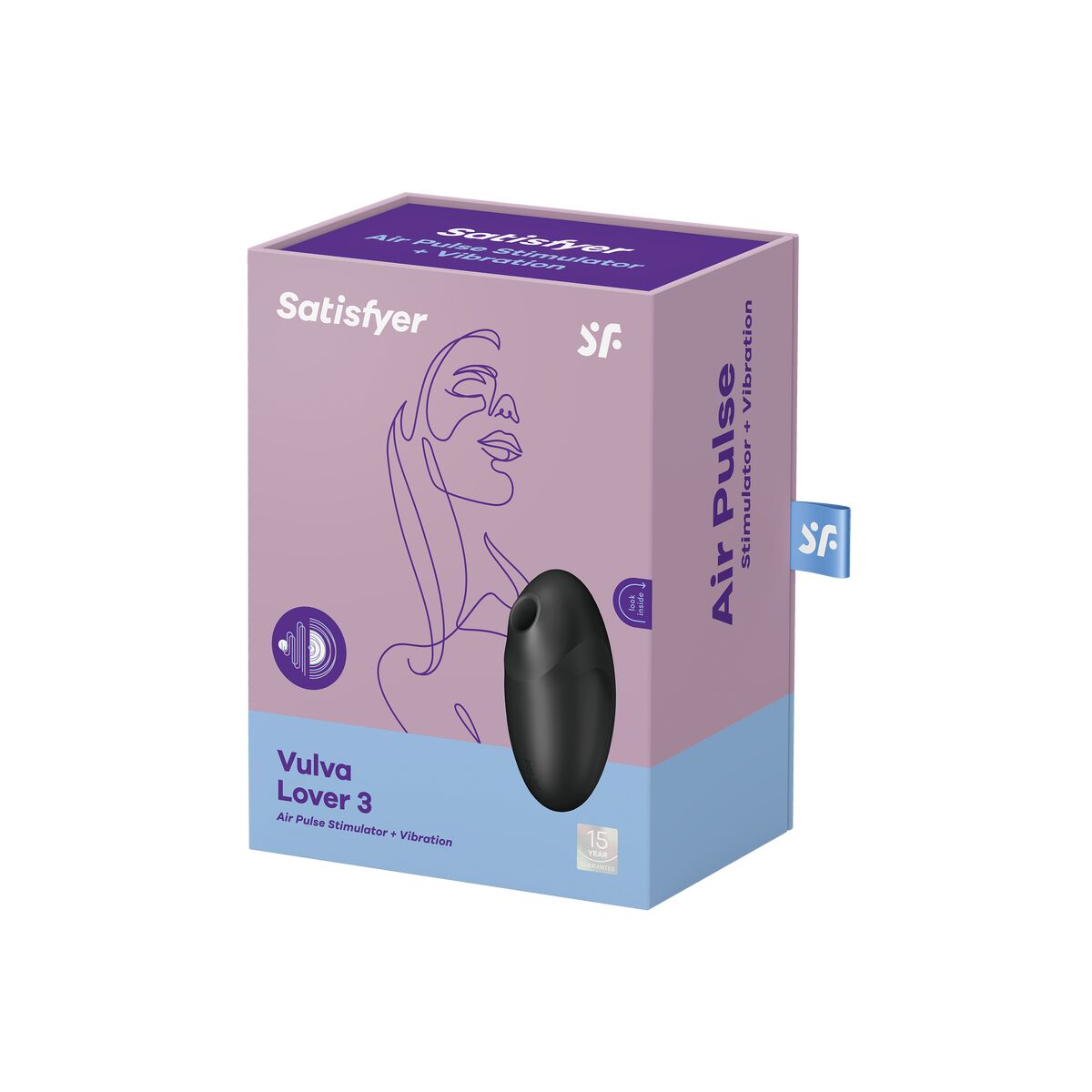 Dispozitiv stimulare clitoris Satisfyer Lover 3 Negru, 10, roseregalo.com
