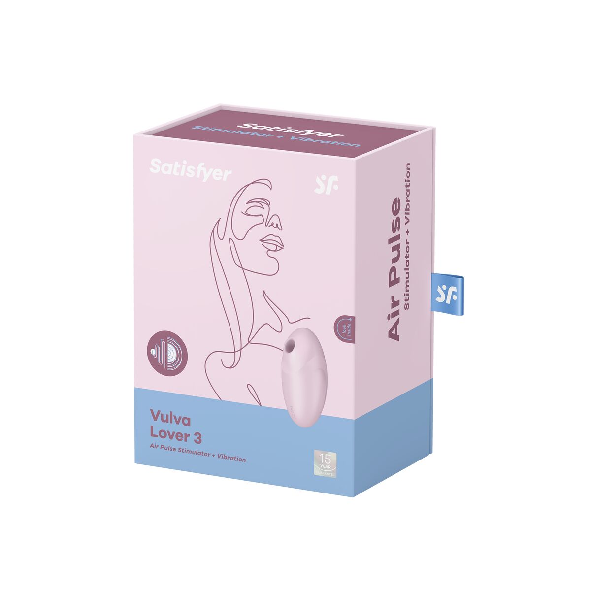 Dispozitiv stimulare clitoris Satisfyer Lover 3 Roz, 10, roseregalo.com