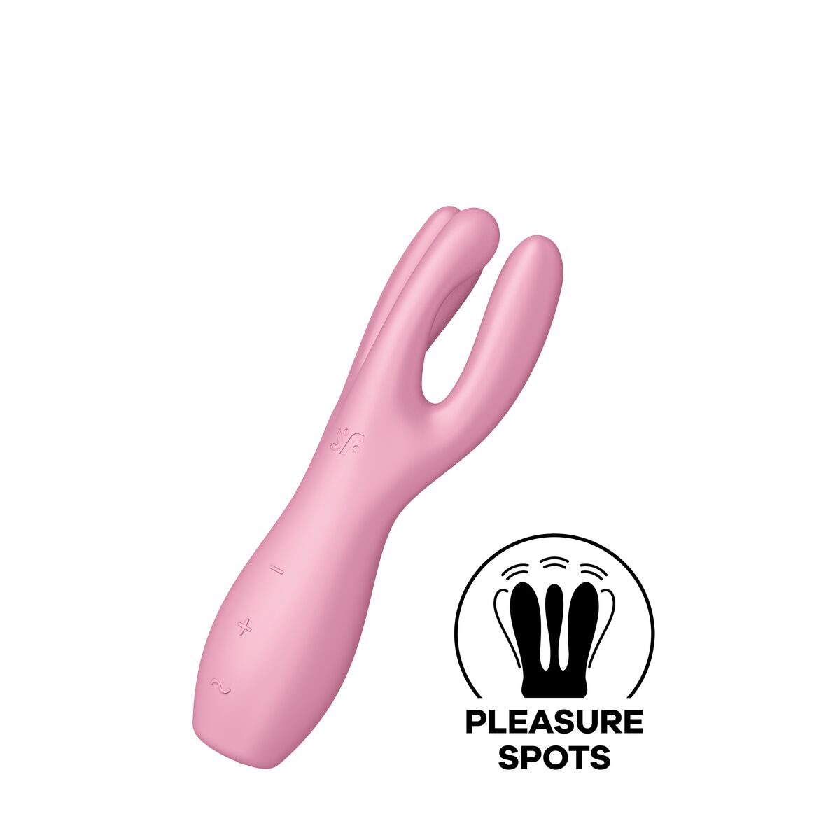 Dispozitiv de Masaj Satisfyer Threesome 3 Roz, 9, roseregalo.com