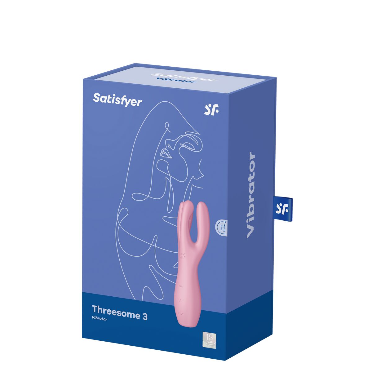 Dispozitiv de Masaj Satisfyer Threesome 3 Roz, 10, roseregalo.com