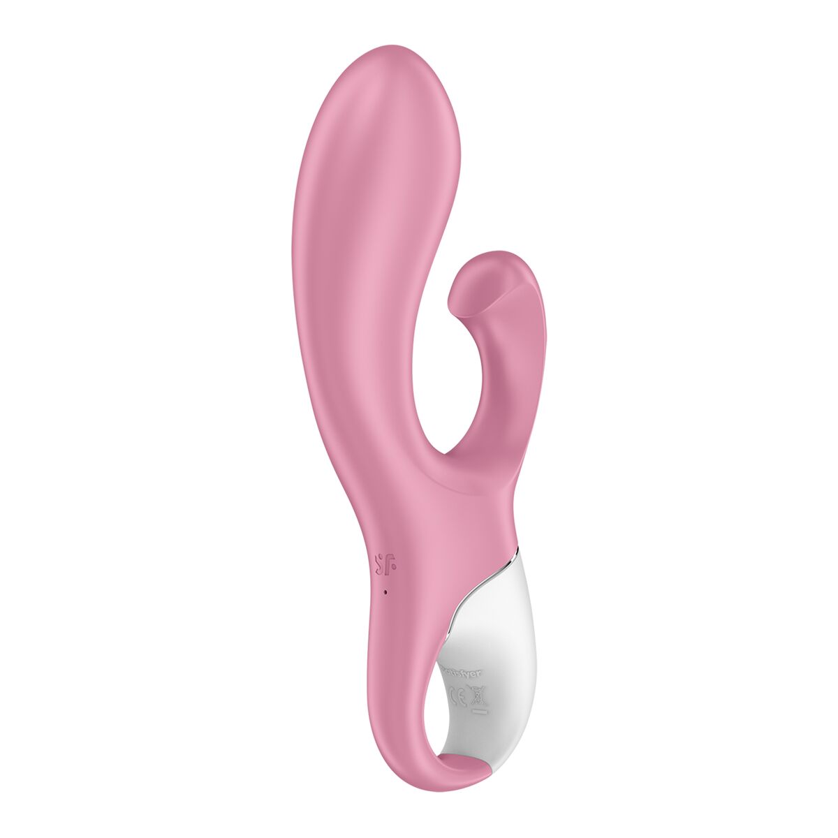 Vibrator zona G Satisfyer Air Pump Bunny 2 Light Roz, 5, roseregalo.com