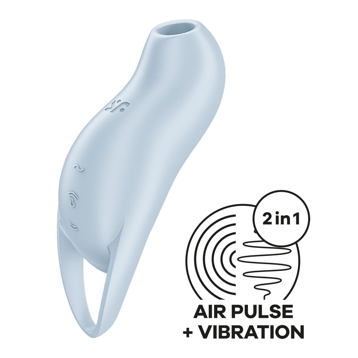 Dispozitiv stimulare clitoris Satisfyer Albastru, 2, roseregalo.com