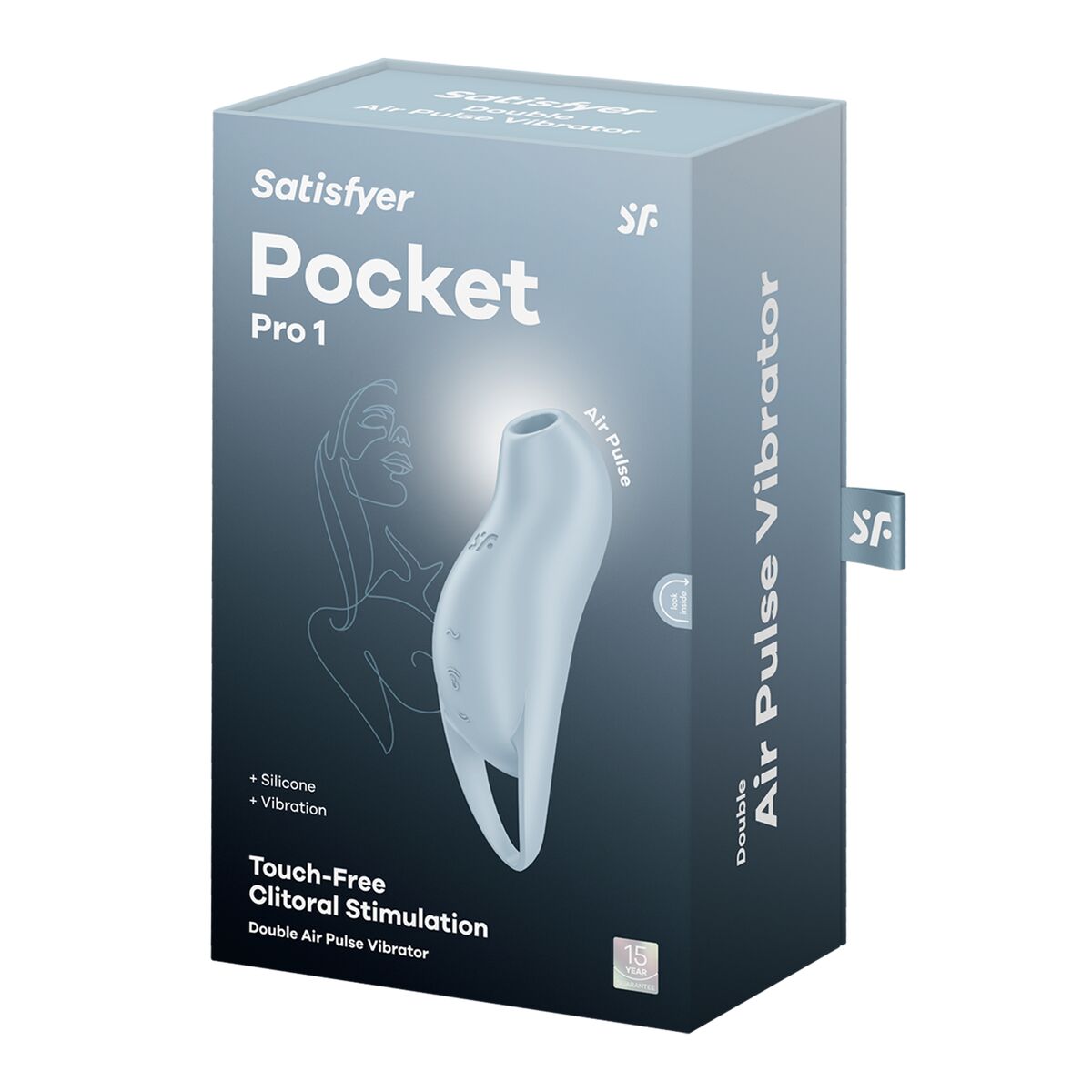 Dispozitiv stimulare clitoris Satisfyer Albastru, 7, roseregalo.com