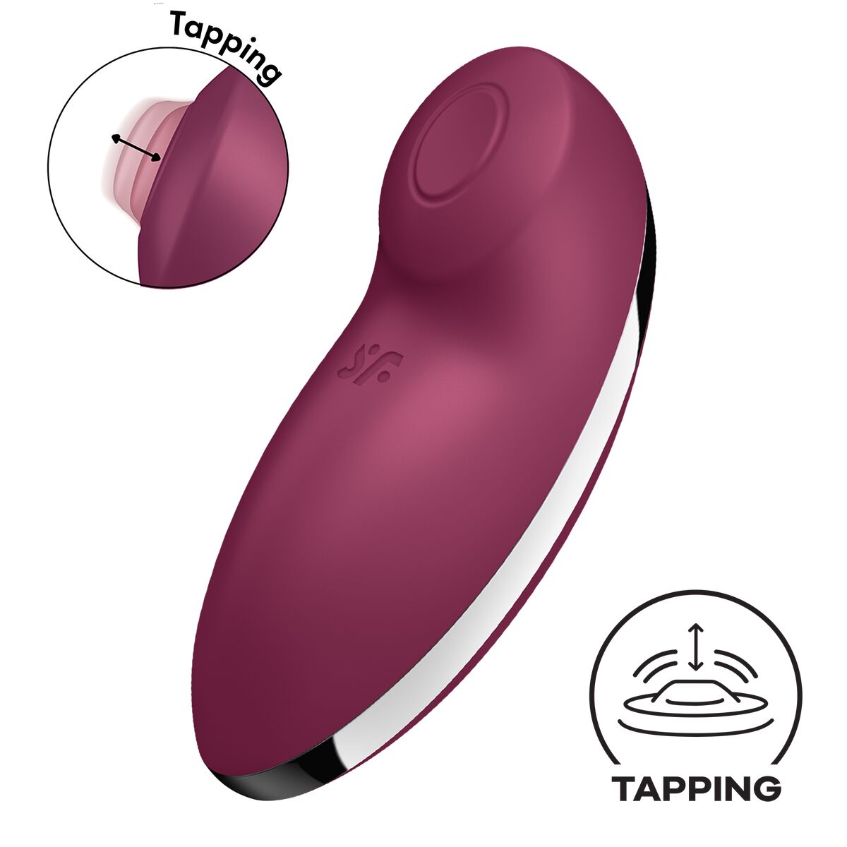 Masajator erotic Satisfyer Roșu, 3, roseregalo.com
