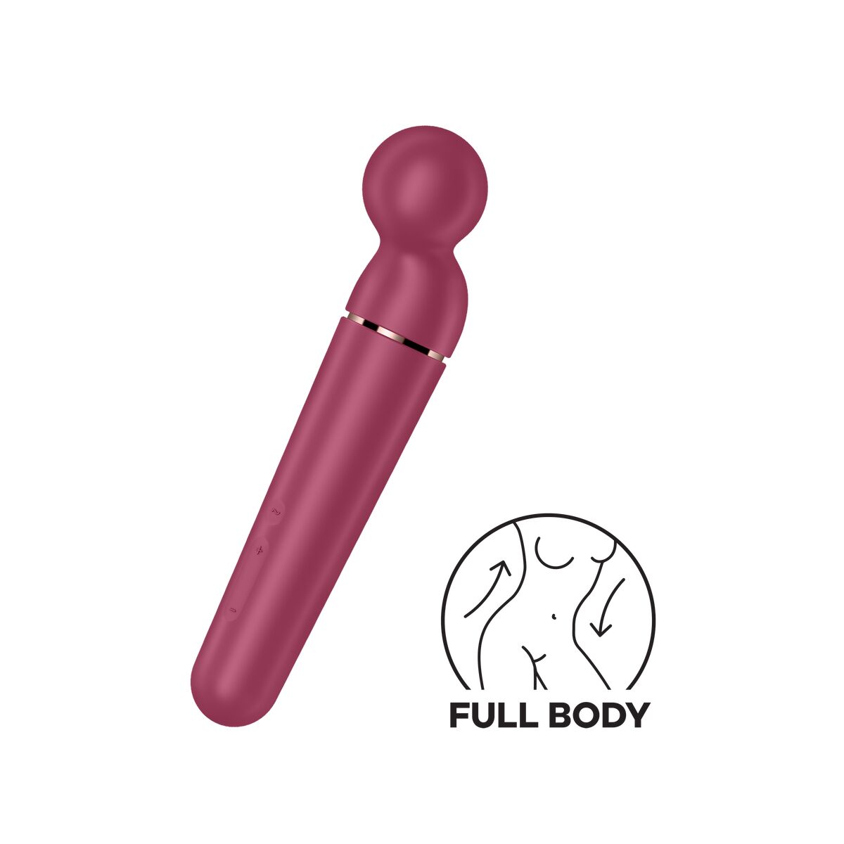 Dispozitiv de Masaj Satisfyer Planet Wand-er Roșu, 3, roseregalo.com