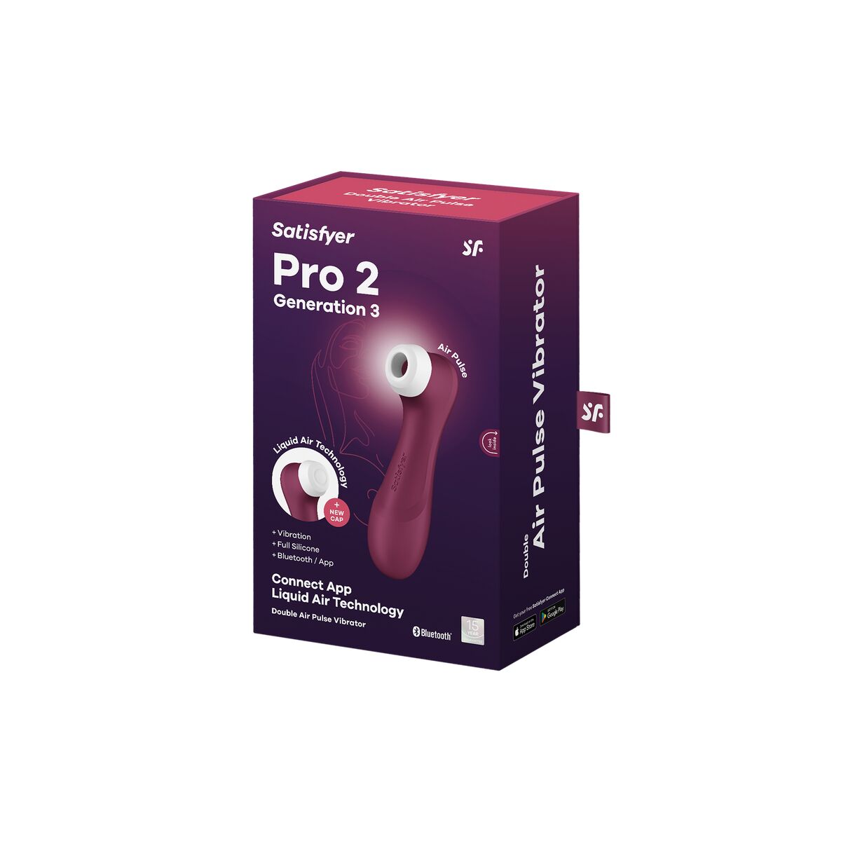 Dispozitiv stimulare clitoris Satisfyer Pro 2 Generation 3 Roșu, 3, roseregalo.com