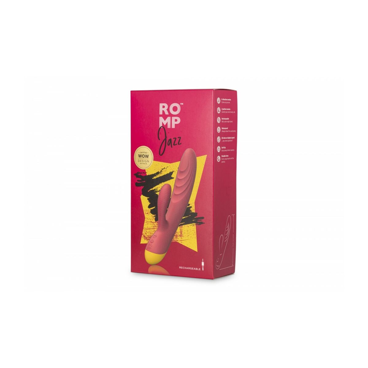 Vibrator Romp RPRBSGX Giliai raudona, 4, roseregalo.com