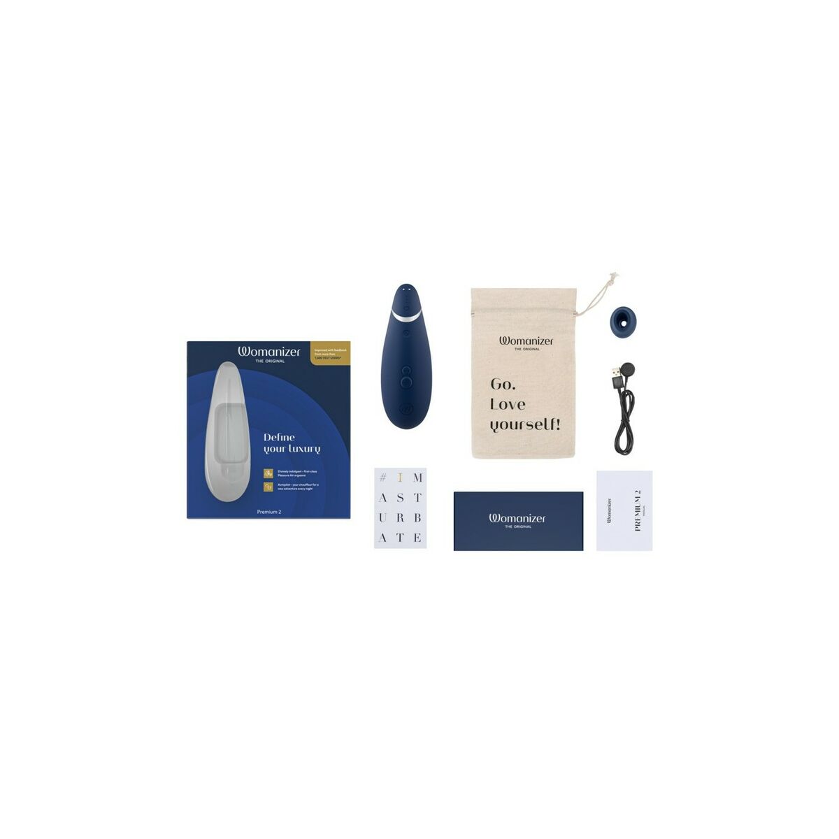 Vibrator Womanizer WOMANIZER PREMIUM 2 BLUEBERRY Albastru, 4, roseregalo.com