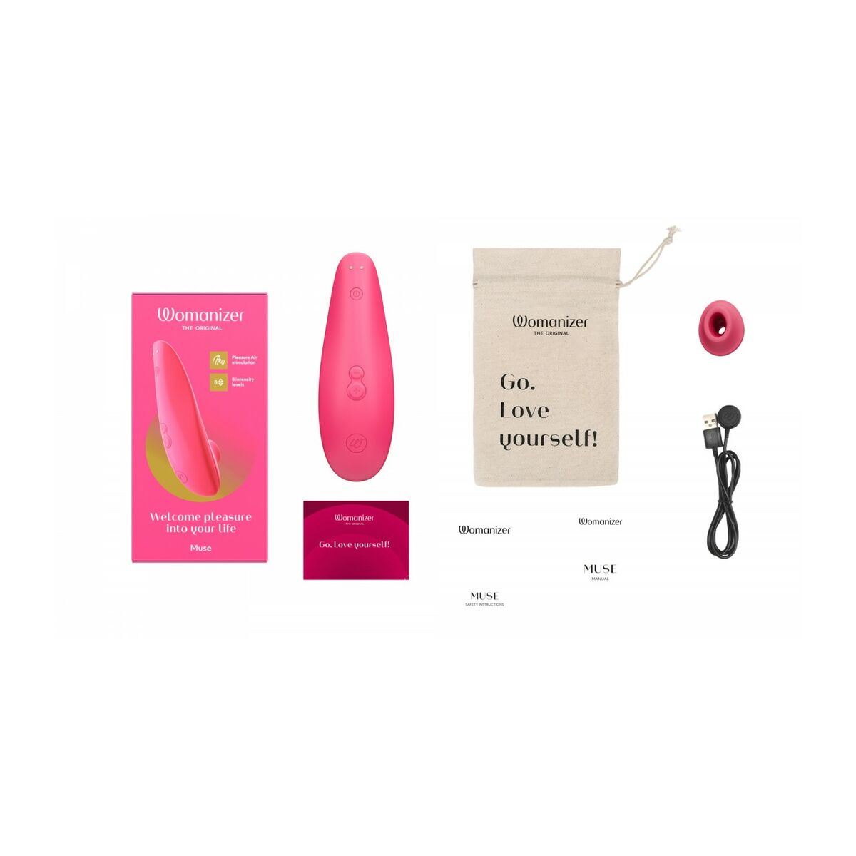 Dispozitiv stimulare clitoris Womanizer Roz, 8, roseregalo.com