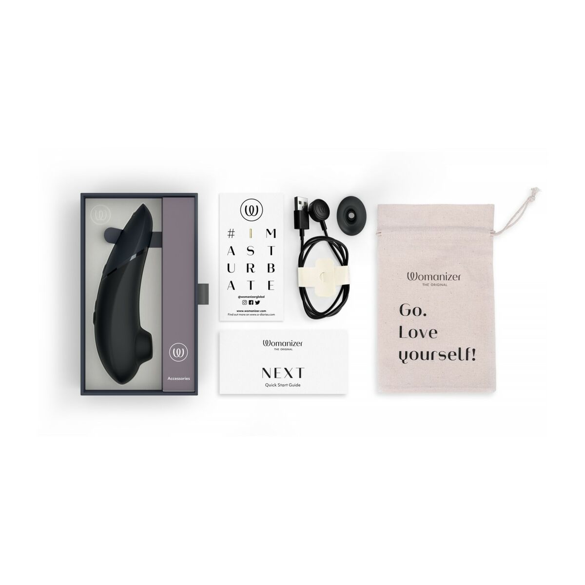 Dispozitiv stimulare clitoris Womanizer WOM180-BLACK Negru, 9, roseregalo.com