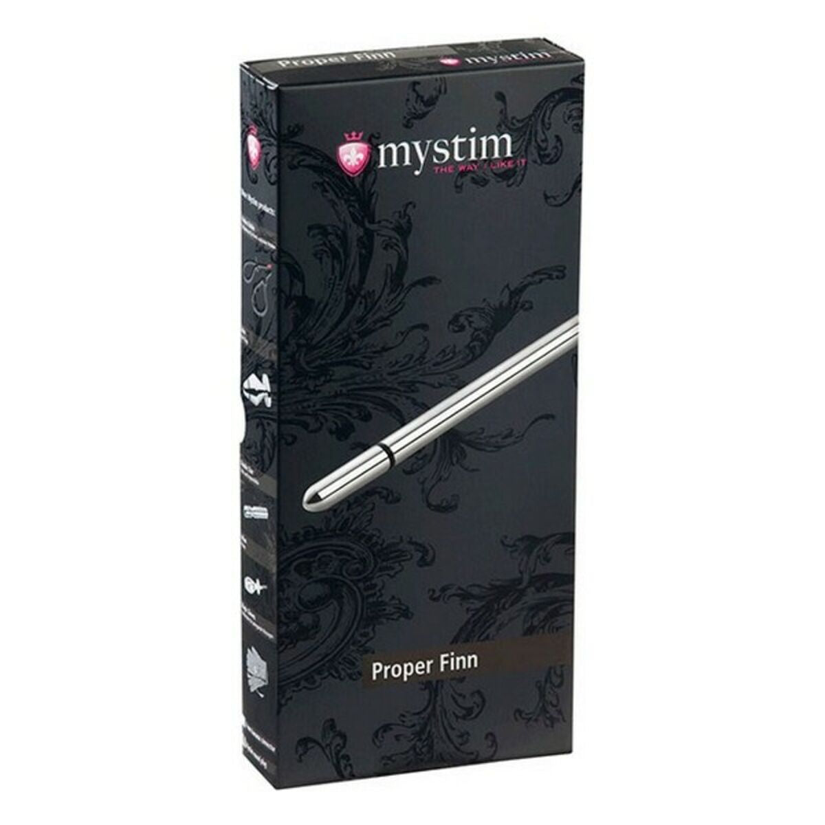 Sunet Uretral Thin Finn Mystim Argintiu, 2, roseregalo.com