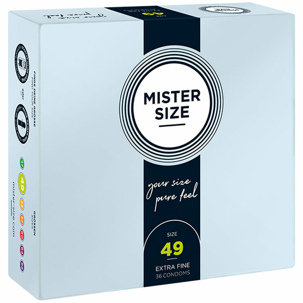 Prezervative Mister Size MR4936 Ø 4,9 cm, 1, roseregalo.com