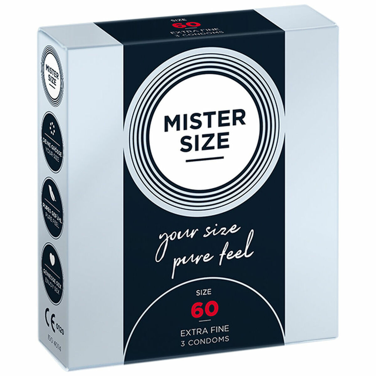 Prezervative Mister Size Foarte bine (60 mm), 1, roseregalo.com