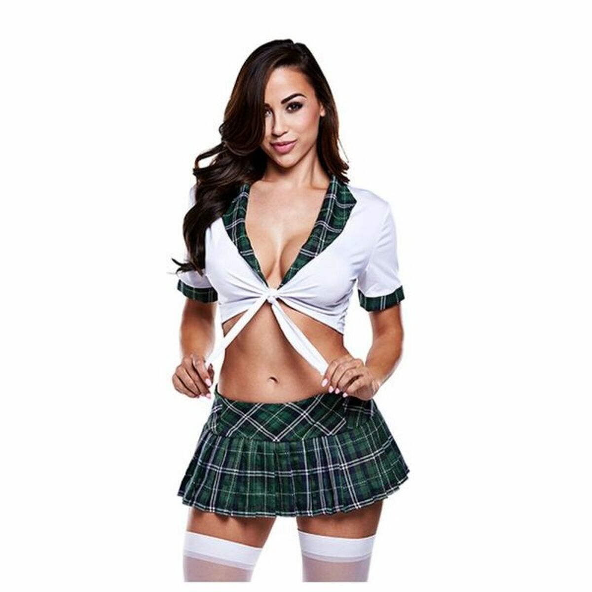 Costum Erotic Baci Lingerie 1270 Verde Mărime unică, 1, roseregalo.com