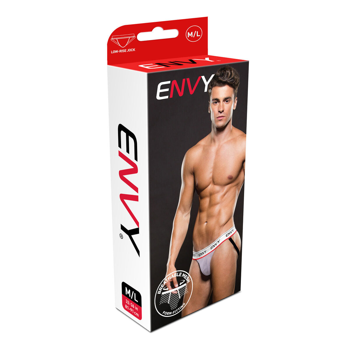 Tanga Elastic Lowrise Envy Alb L/XL, 1, roseregalo.com