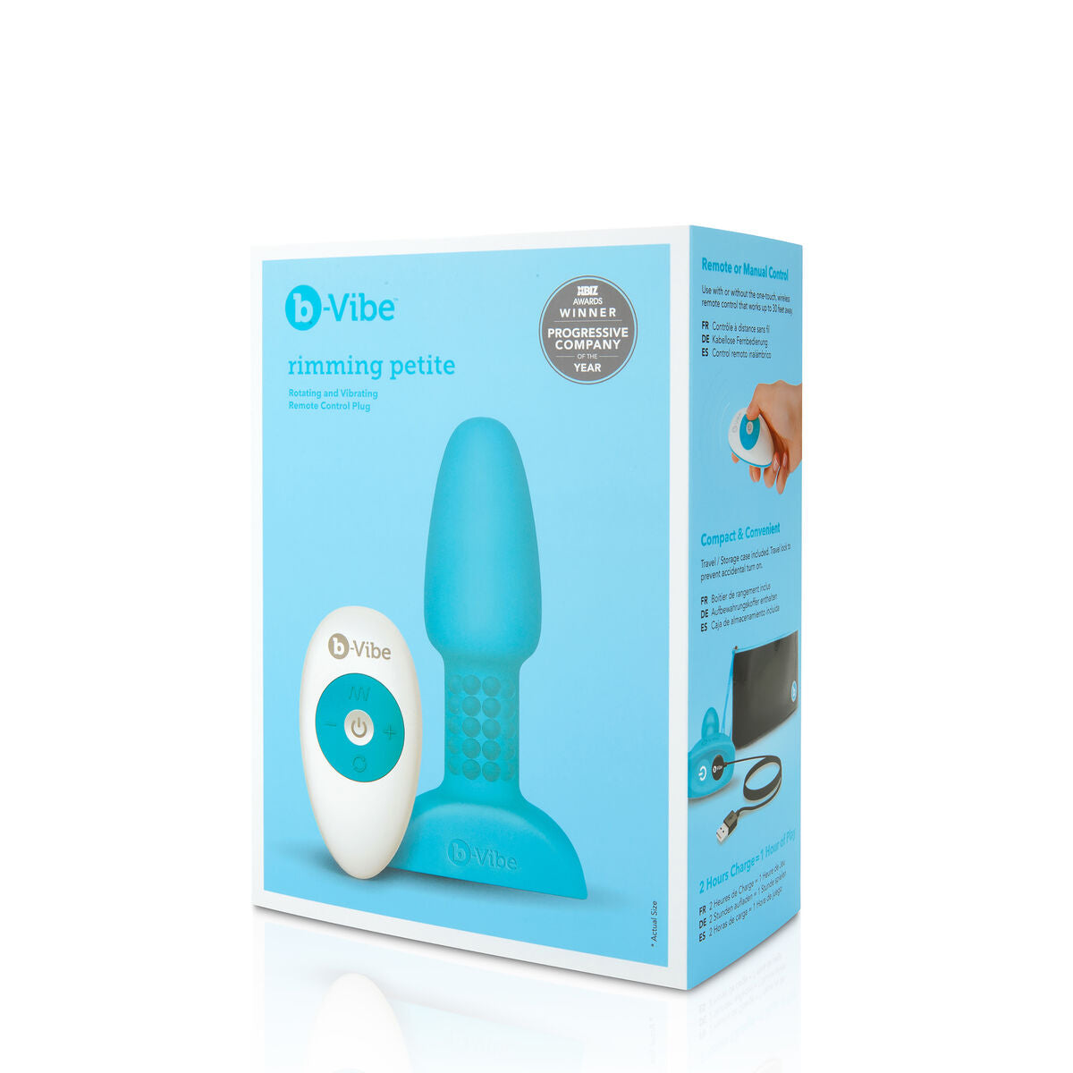 Plug Anal B-Vibe 96786 Albastru, 1, roseregalo.com