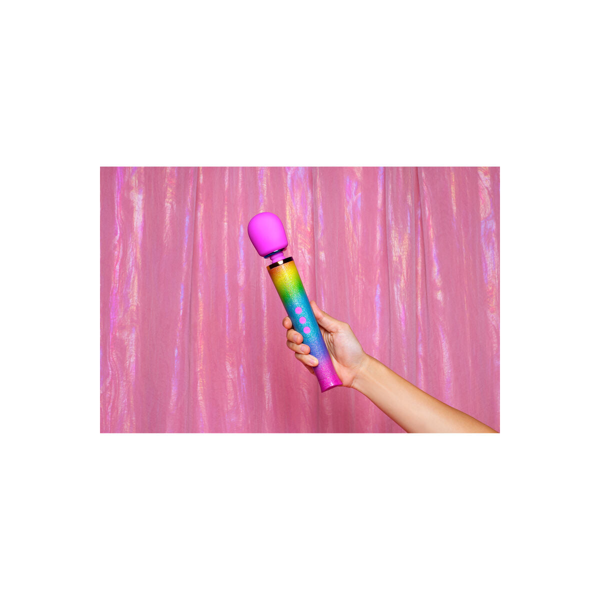 Dispozitiv de Masaj cu Baghetă Le Wand Rainbow Multicolor, 4, roseregalo.com