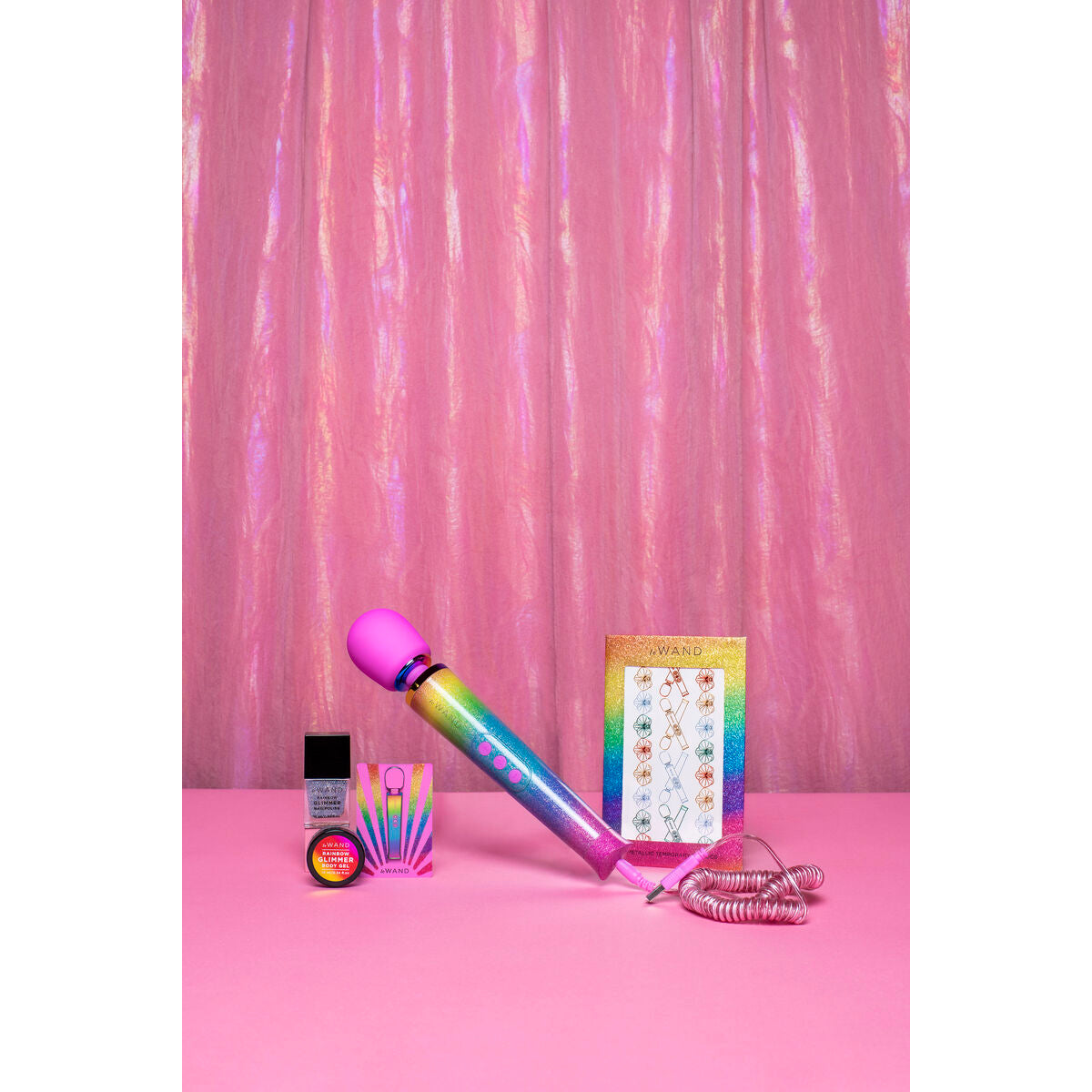 Dispozitiv de Masaj cu Baghetă Le Wand Rainbow Multicolor, 10, roseregalo.com
