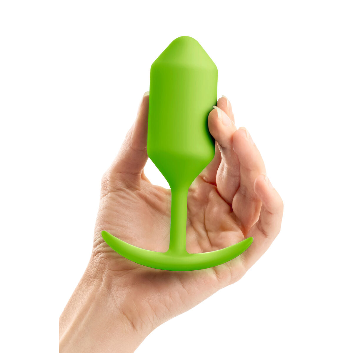 Plug Anal B-Vibe 3 Verde Lămâie verde, 4, roseregalo.com