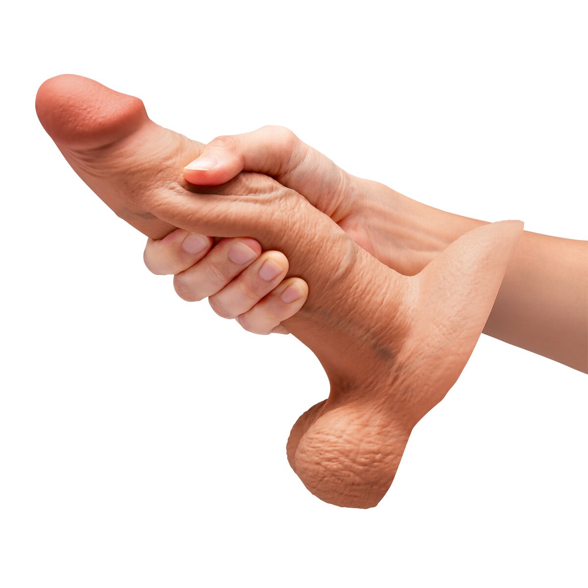 Dildo realist B-Vibe Silicon Ø 6,4-10,2 cm (17,5 cm), 5, roseregalo.com