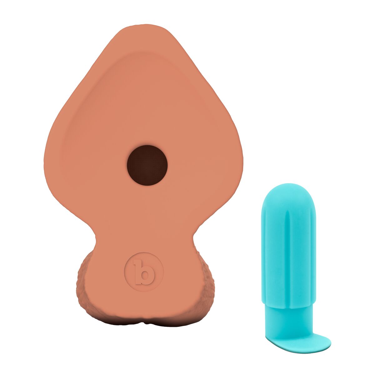 Dildo realist B-Vibe Silicon Ø 6,4-10,2 cm (17,5 cm), 8, roseregalo.com