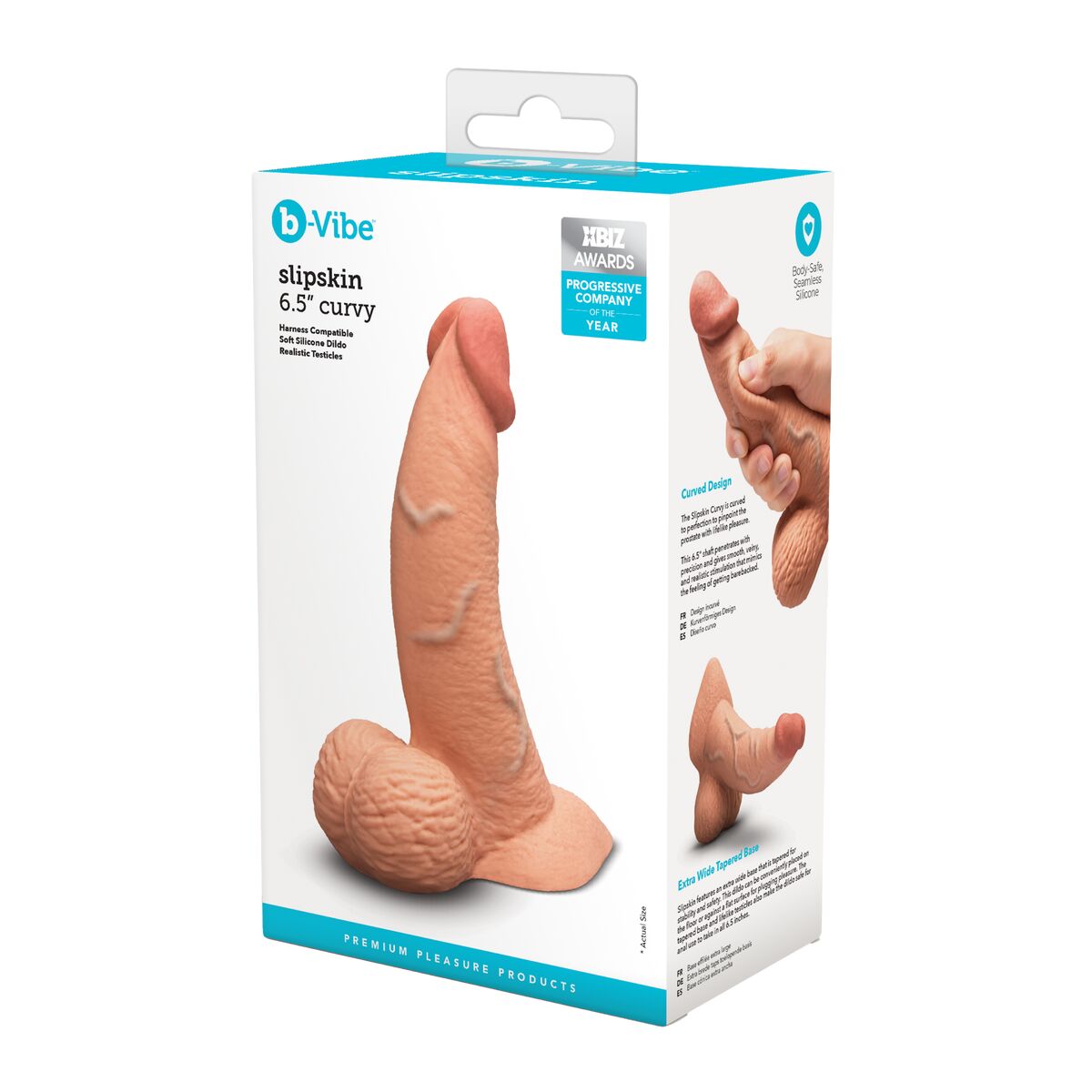 Dildo realist B-Vibe Silicon Ø 4,2 cm (13,2 cm), 4, roseregalo.com