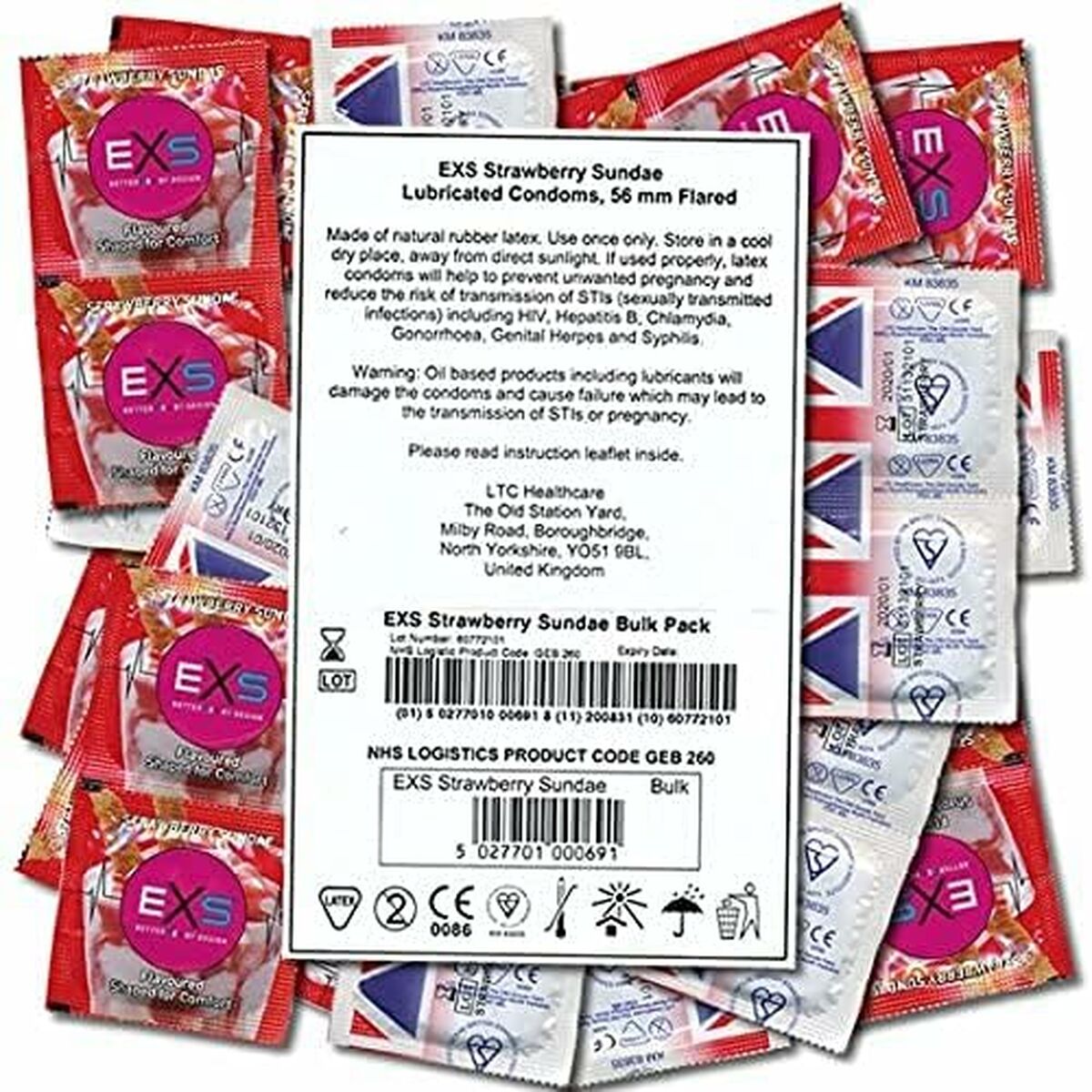 Prezervative EXS 100 Unități, 3, roseregalo.com
