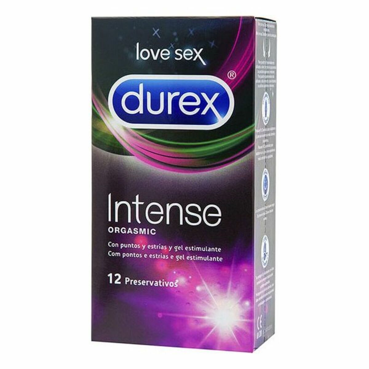 Prezervative Durex Intense Orgasmic 12 Unități, 2, roseregalo.com