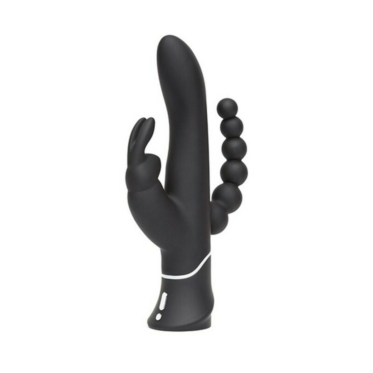 Vibrator iepure Happy Rabbit 01253 Negru, 1, roseregalo.com