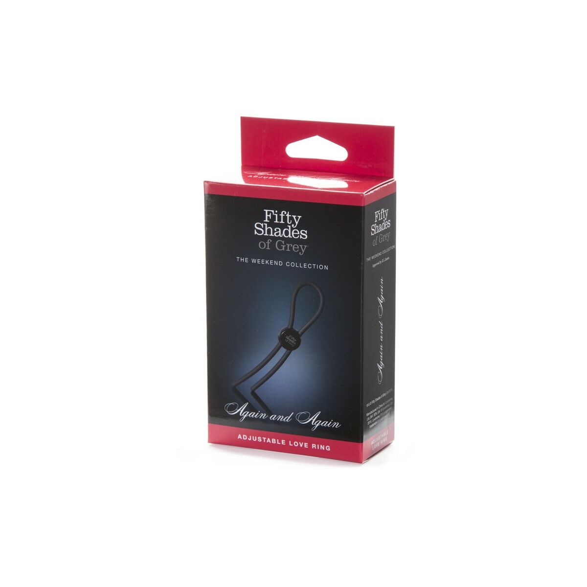 Inel reglabil Fifty Shades of Grey FS59954 Negru, 5, roseregalo.com