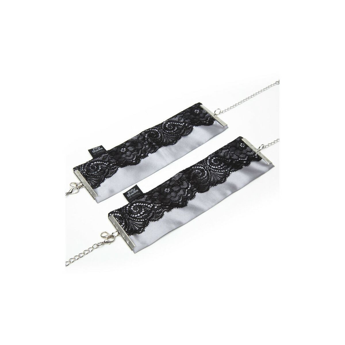Cătușe Reglabile Fifty Shades of Grey Play Nice Satin Cuffs, 1, roseregalo.com