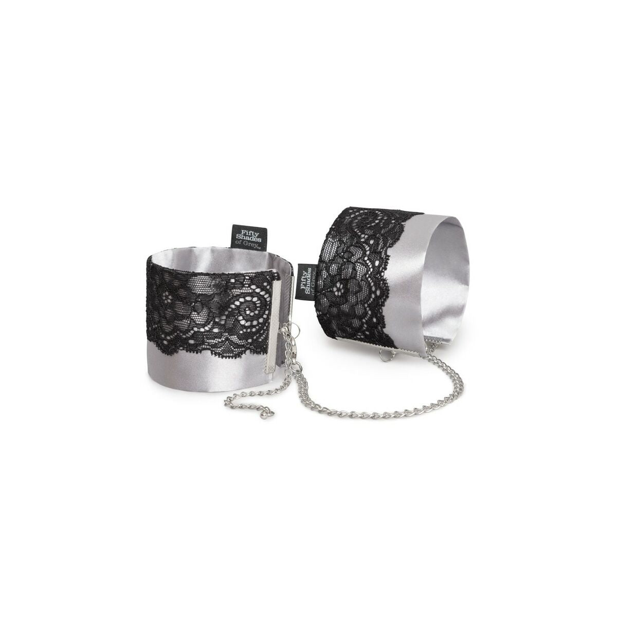 Cătușe Reglabile Fifty Shades of Grey Play Nice Satin Cuffs, 2, roseregalo.com