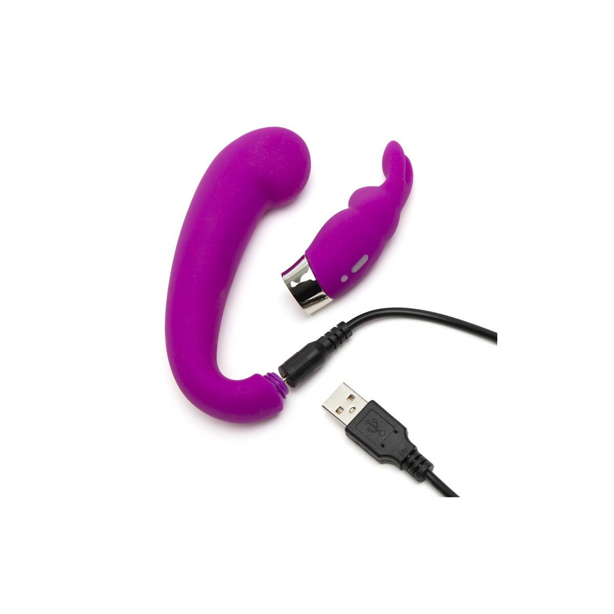 Vibrator iepure Happy Rabbit G-Spot Clitoral Curve Mov 30 x 40 cm, 3, roseregalo.com