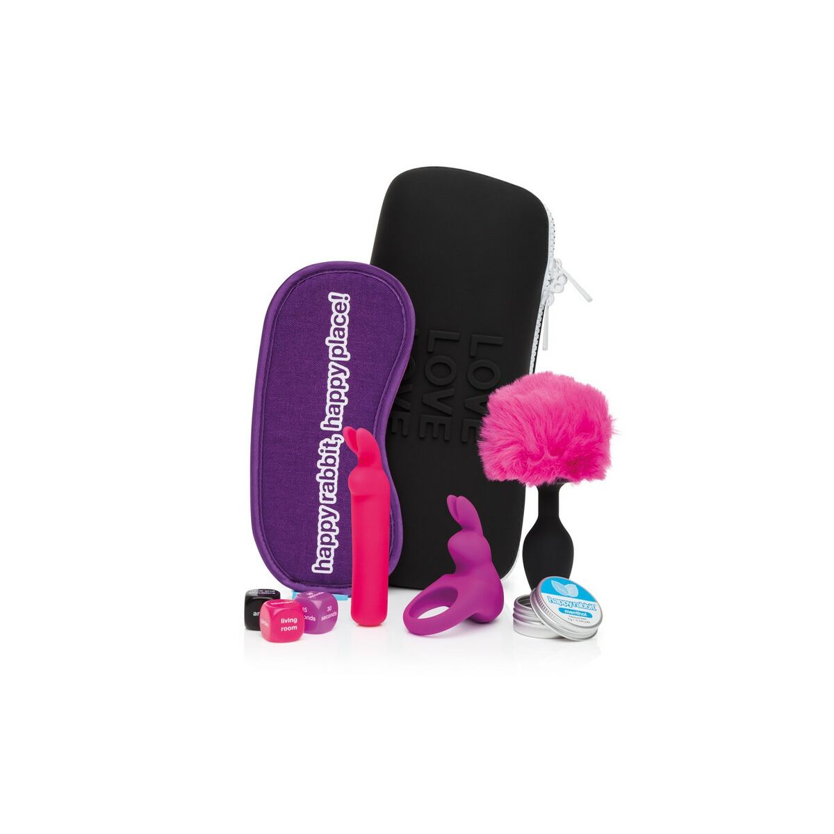 Kit Large Pleasure Happy Rabbit Couples Pleasure, 1, roseregalo.com