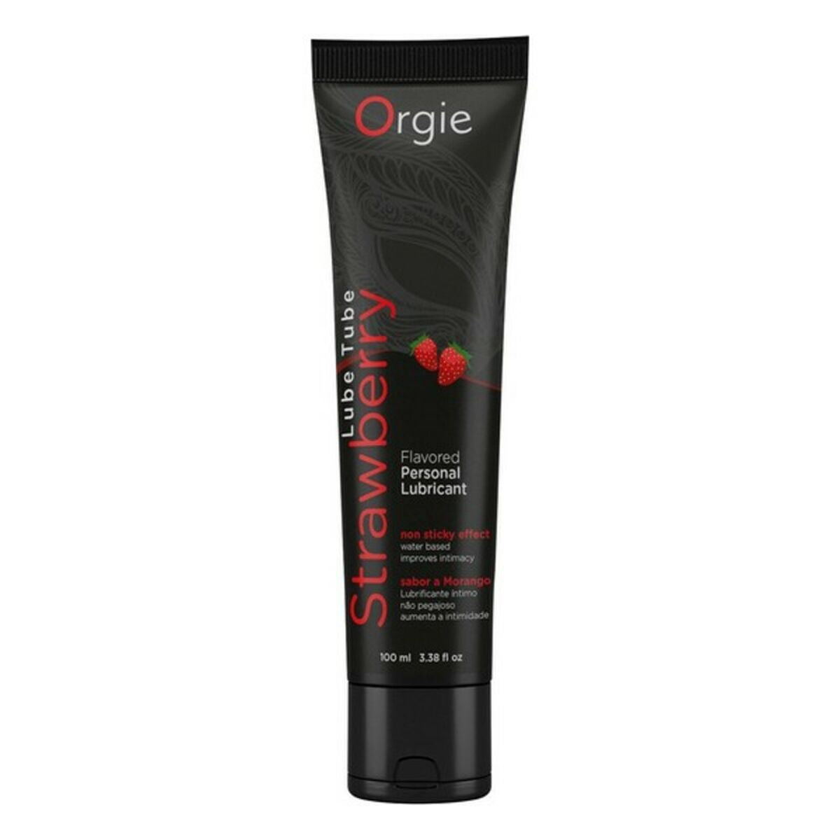 Lubrifiant pe bază de apă Orgie 100 ml Căpșună, 1, roseregalo.com