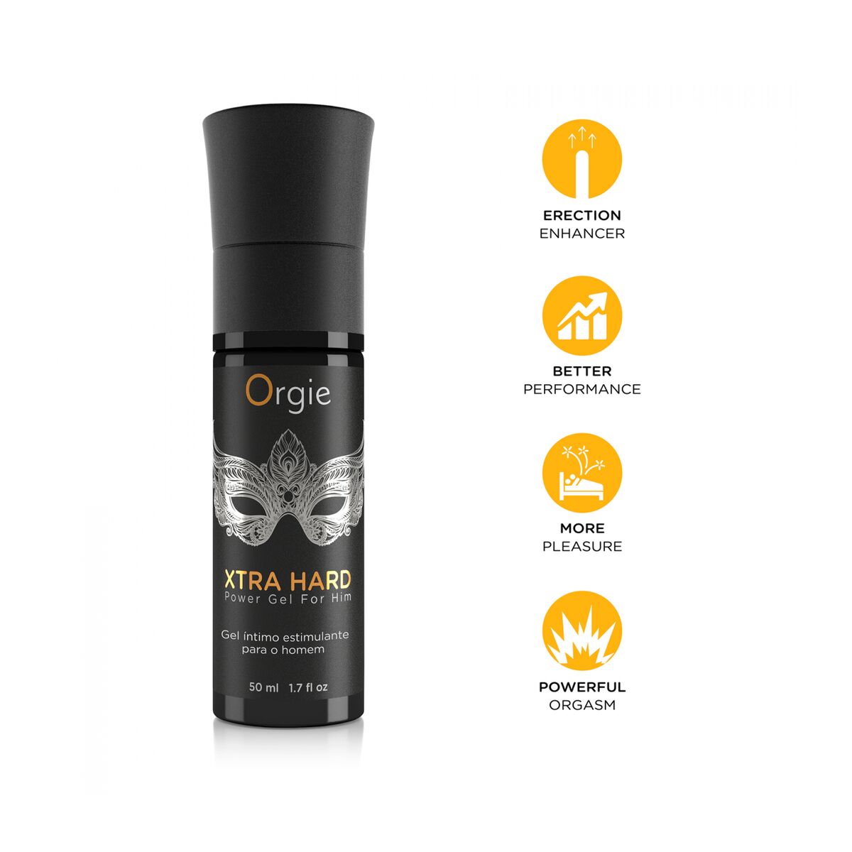 Gel stimulare Orgie Extra Hard 50 ml, 2, roseregalo.com