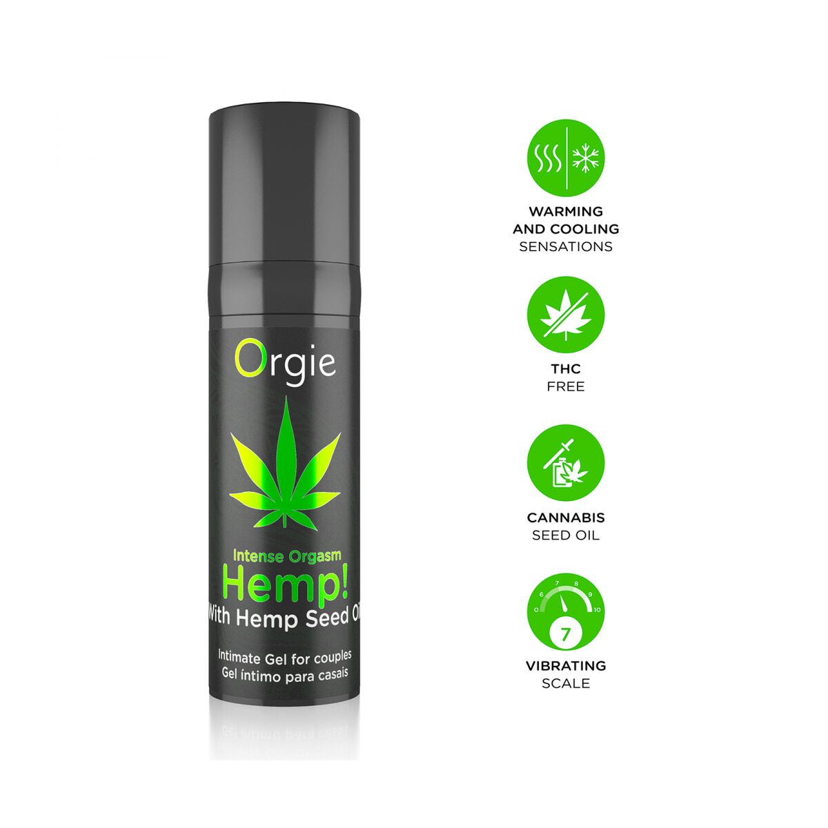 Gel stimulare Orgie Hemp! Intense Orgasm, 2, roseregalo.com