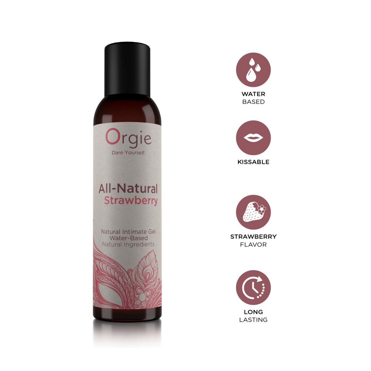 Lubrifiant Orgie 150 ml Căpșună, 6, roseregalo.com