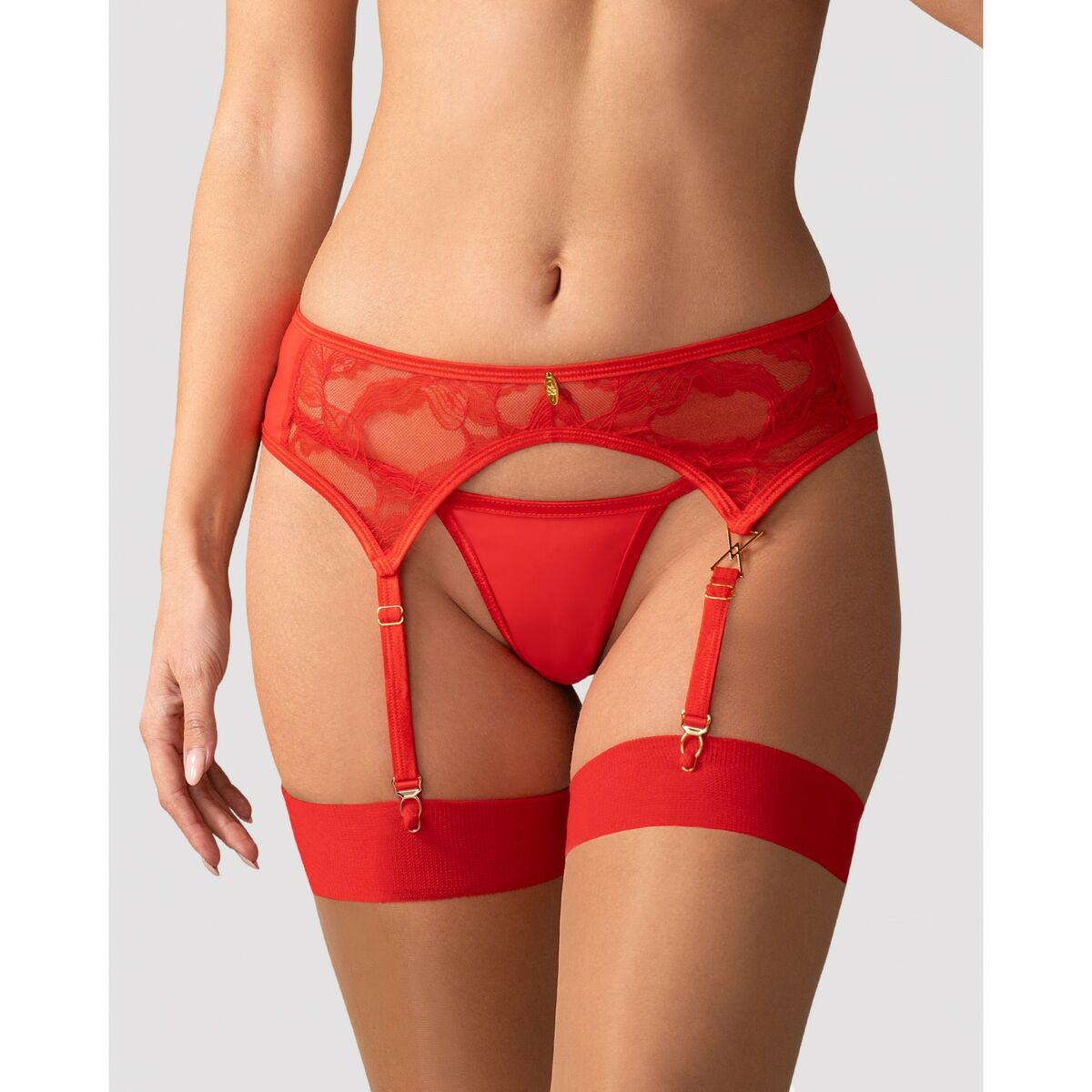 Portjartier Obsessive Roșu L/XL, 4, roseregalo.com