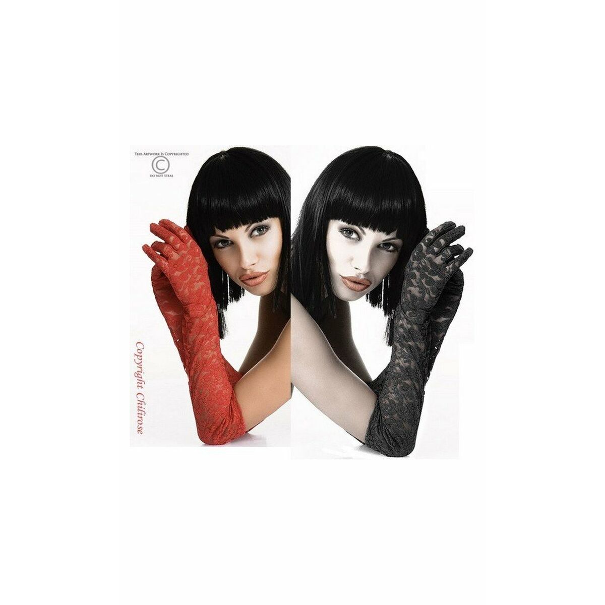 Mănuși Chilirose Negru, 1, roseregalo.com